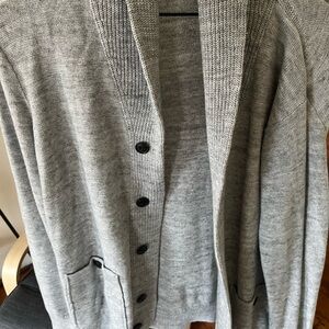 Grey JCrew Knit Cardigan